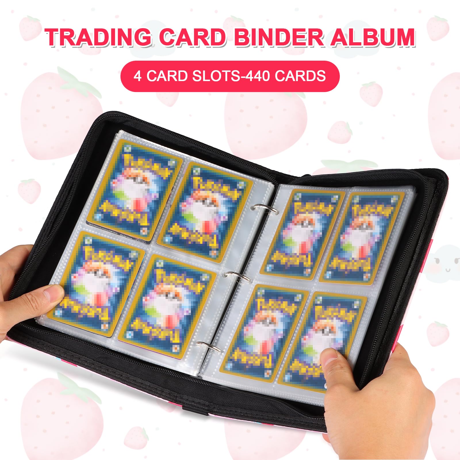 Amazon.com: CLOKORIA Card Binder for Girls Gifts,440 Cards